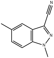 1,5-DIMETHYL-1H-INDAZOLE-3-CARBONITRILE,1015846-71-5,结构式
