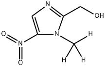 羟基二甲硝咪唑-D3, 1015855-78-3, 结构式