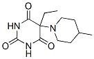 5-ethyl-5-(4-methyl-1-piperidyl)-1,3-diazinane-2,4,6-trione Structure