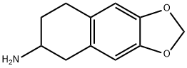 5,6,7,8-四氢萘并[2,3-D][1,3]1,3-二氧杂环戊烯-6-胺, 101625-35-8, 结构式