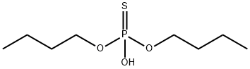 O,O-dibutyl hydrogen thiophosphate  Struktur