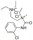 2-[(2-chlorophenyl)carbamoylmethyl-ethyl-ammonio]ethyl-diethyl-azanium dichloride Structure