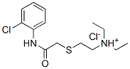 101651-61-0 2-[(2-chlorophenyl)carbamoylmethylsulfanyl]ethyl-diethyl-azanium chlor ide