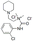 (2-chlorophenyl)carbamoylmethyl-methyl-[2-(3,4,5,6-tetrahydro-2H-pyrid in-1-yl)ethyl]azanium dichloride Struktur
