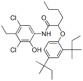 101664-25-9 3',5'-dichloro-2-(2,4-di-tert-pentylphenoxy)-4'-ethyl-2'-hydroxyhexananilide