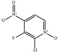 2-氯-3-氟-4-硝基吡啶-N-氧化物, 101664-56-6, 结构式