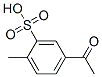 5-Acetyl-2-methylbenzenesulfonic acid Struktur