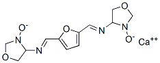 calcium 4-[[5-[(3-oxido-4,5-dihydrooxazol-4-yl)iminomethyl]-2-furyl]me thylideneamino]-4,5-dihydrooxazol-3-olate|