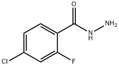 4-chloro-2-fluorobenzohydrazide Struktur