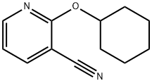 2-(cyclohexyloxy)nicotinonitrile Struktur