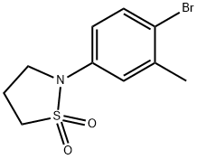 N-(4-BroMo-3-Methylphenyl)-1,3-propanesultaM Structure