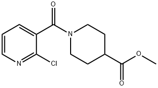 1-(2-氯烟酰基)哌啶-4-羧酸甲酯,1016867-08-5,结构式