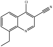 4-chloro-8-ethylquinoline-3-carbonitrile Structure
