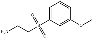 2-[(3-methoxyphenyl)sulfonyl]ethanamine Structure