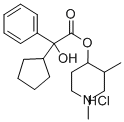 1,3-Dimethyl-4-piperidyl phenylcyclopentylglycolate hydrochloride|