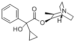 MANDELIC ACID, alpha-CYCLOPROPYL-, 2-METHYL-3-QUINUCLIDINYL ESTER, (mi xed isomer,101710-92-3,结构式