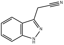 1H-Indazole-3-acetonitrile Struktur