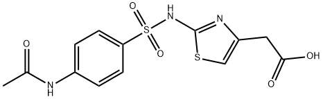 1017421-54-3 2-[2-[(4-乙酰氨基苯基)磺酰基氨基]-1,3-噻唑-4-基]乙酸