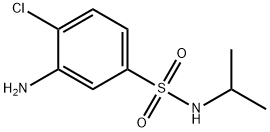 3-Amino-4-chloro-N-isopropylbenzenesulfonamide Structure