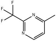 4-メチル-2-(トリフルオロメチル)ピリミジン 化学構造式