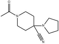 1-아세틸-4-피롤리딘-1-일피페리딘-4-카보니트릴(SALTDATA:FREE)