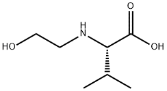 N-2-(Hydroxyethyl)-L-valine Struktur