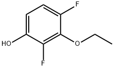 3-エトキシ-2,4-ジフルオロフェノール 化学構造式