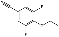 4-乙氧基-3,5-二氟苯甲腈,1017779-27-9,结构式