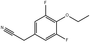 4-Ethoxy-3,5-difluorophenylacetonitrile Struktur