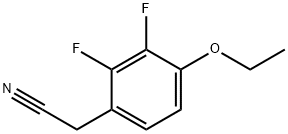 4-Ethoxy-2,3-difluorophenylacetonitrile Struktur