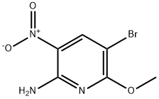 5-溴-6-甲氧基-3-硝基吡啶-2-胺, 1017782-09-0, 结构式