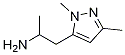 1H-Pyrazole-5-ethanaMine, .alpha.,1,3-triMethyl-,1017787-76-6,结构式