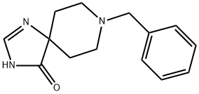 8-BENZYL-1,3,8-TRIAZA-SPIRO[4.5]DEC-1-EN-4-ONE Struktur