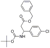 3-((叔丁氧羰基)氨基)-3-(4-氯苯基)丙酸苄酯, 1017789-39-7, 结构式