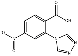 4-Nitro-2-(4H-1,2,4-triazol-4-yl)benzoic acid Structure