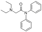 2-(ジエチルアミノ)-N,N-ジフェニルアセトアミド 化学構造式