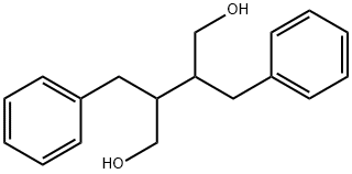2,3-dibenzylbutane-1,4-diol Struktur