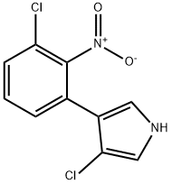硝吡咯菌素,1018-71-9,结构式