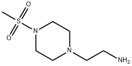 2-(4-(Methylsulfonyl)piperazin-1-yl)ethanaMine Struktur