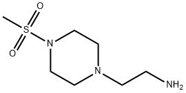 4-(甲基磺酰基)-1-哌嗪乙胺, 1018305-83-3, 结构式