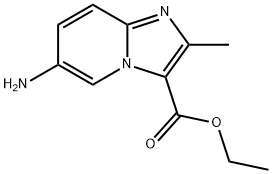 6-氨基-2-甲基咪唑并[1,2-A]吡啶-3-羧酸乙酯,1018305-95-7,结构式