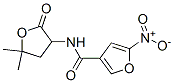N-(5,5-Dimethyl-2-oxotetrahydrofuran-3-yl)-5-nitro-3-furancarboxamide 结构式