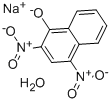 2,4-ジニトロ-1-ナフタレノール・ナトリウム・2水和物 化学構造式
