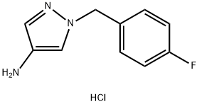 1-(4-Fluoro-benzyl)-1H-pyrazol-4-ylaminehydrochloride|1-(4-氟苄基)-1H-吡唑-4-胺盐酸盐