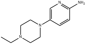 2-氨基-5-[4-乙基-哌嗪]吡啶, 1018505-59-3, 结构式