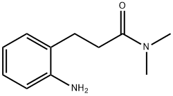 3-(2-氨基苯基)-N,N-二甲基丙酰胺 结构式