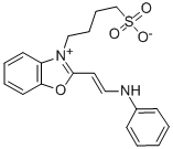 2-(2-尼龙乙烯基)-3-(4-磺基丁基)苯并恶唑甜菜碱 结构式