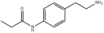N-(4-(2-aMinoethyl)phenyl)propionaMide 化学構造式