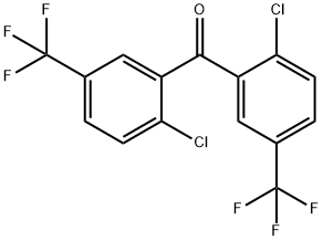 5,5'-BIS(TRIFLUOROMETHYL)-2,2'-DICHLOROBENZOPHENONE Structure