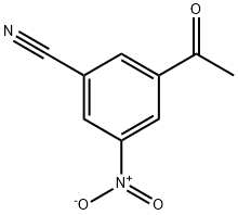 3-ACETYL-5-NITROBENZONITRILE 结构式